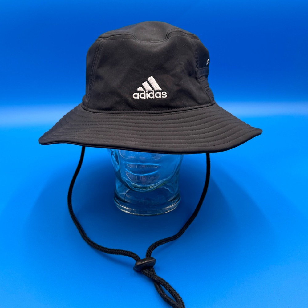 Adidas Aeroready Boonie Bucket Hat Black Sun Protection‎ Adjustable RN90288